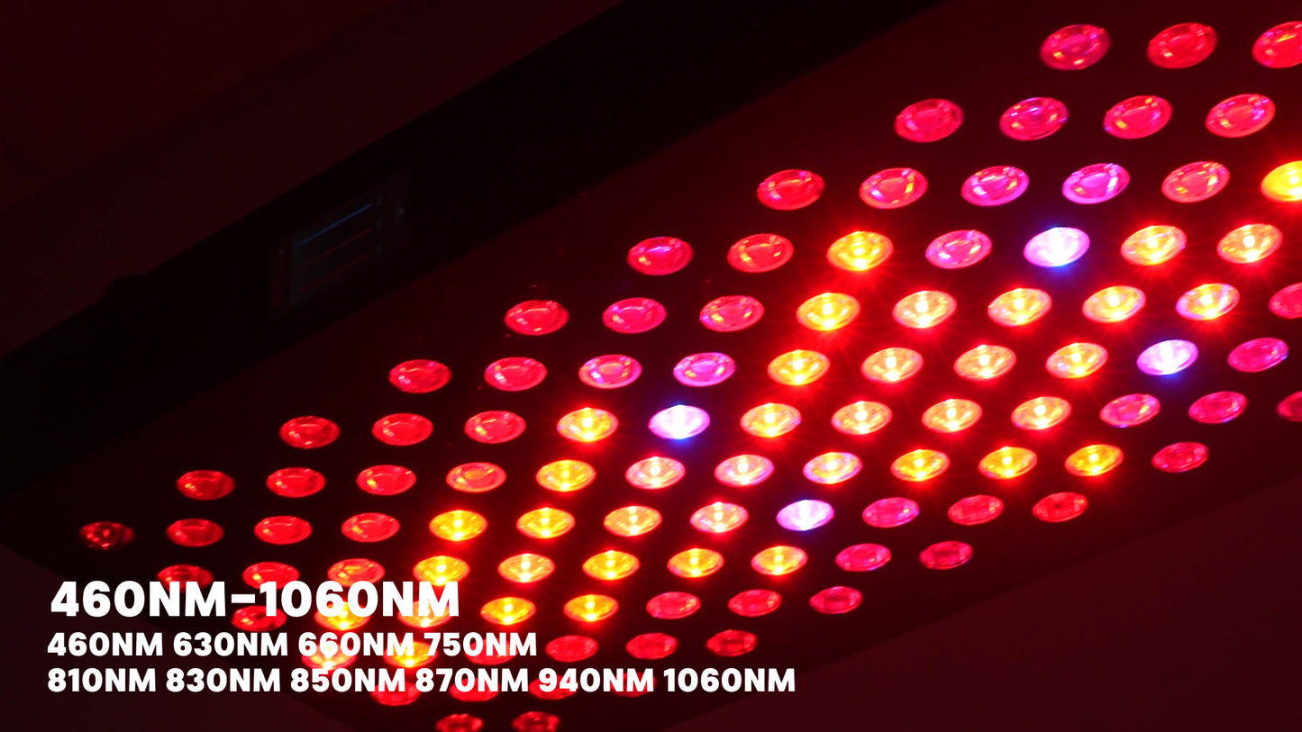 RadiaVita RV1800 – Mega Size 10-Wavelength Red Light Therapy Panel