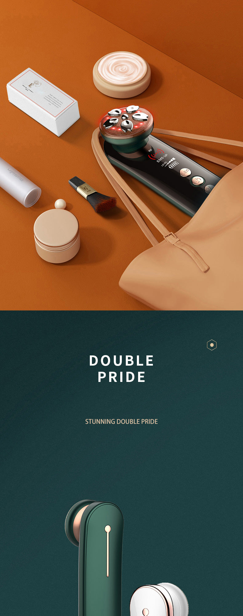 RadiaVita 3-Color LED Face & Neck Versatile Skin Care Instrument