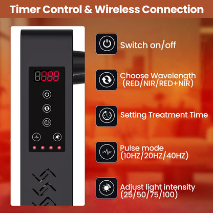 RadiaVita  RV1200 – Large Size 10-Wavelength Red Light Therapy Panel