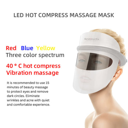 RadiaVita Advanced 7-Color LED Photon Face Mask (Premium Skin Rejuvenation & Anti-Aging Therapy)