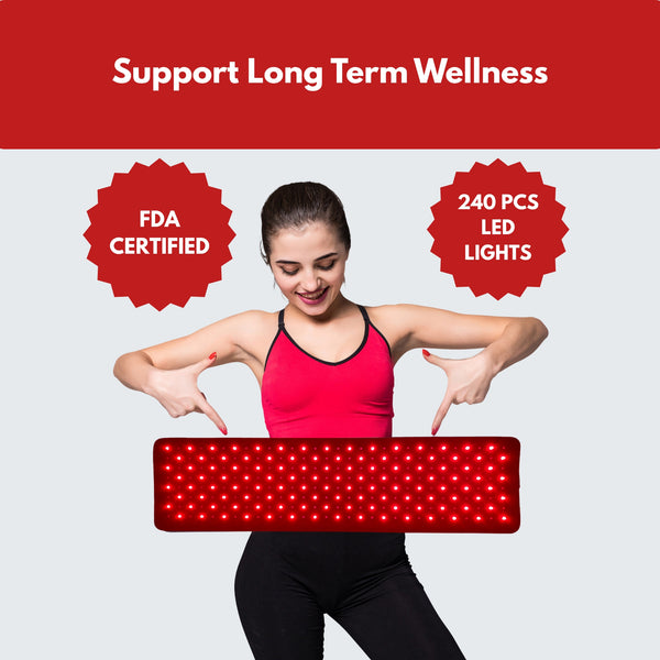 RadiaVita Mid-Size Red Light Therapy Wrap (80X20cm, 25W)
