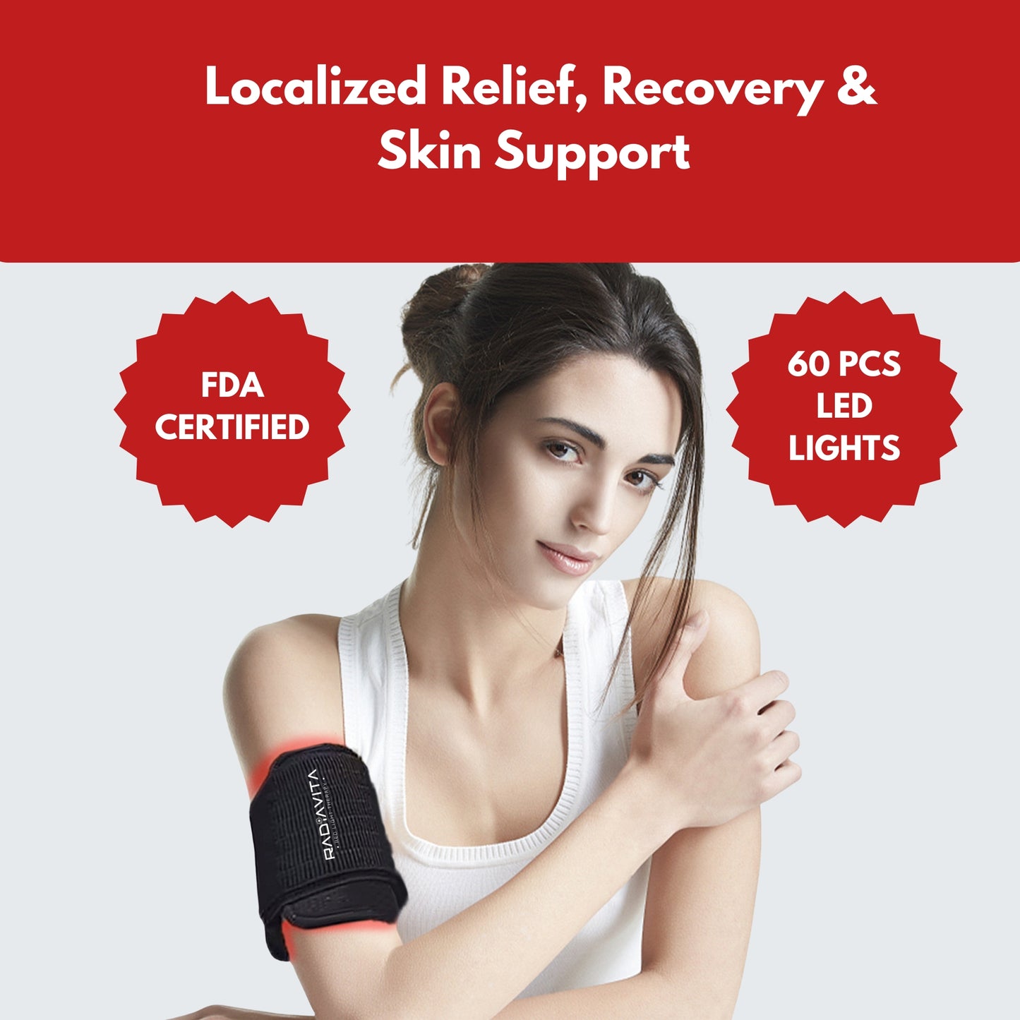 RadiaVita Mini Size Body Target Red Light Therapy Wrap