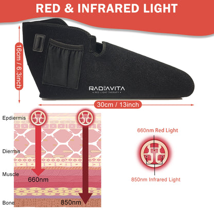 RadiaVita Foot Care Red Light Therapy Shoes