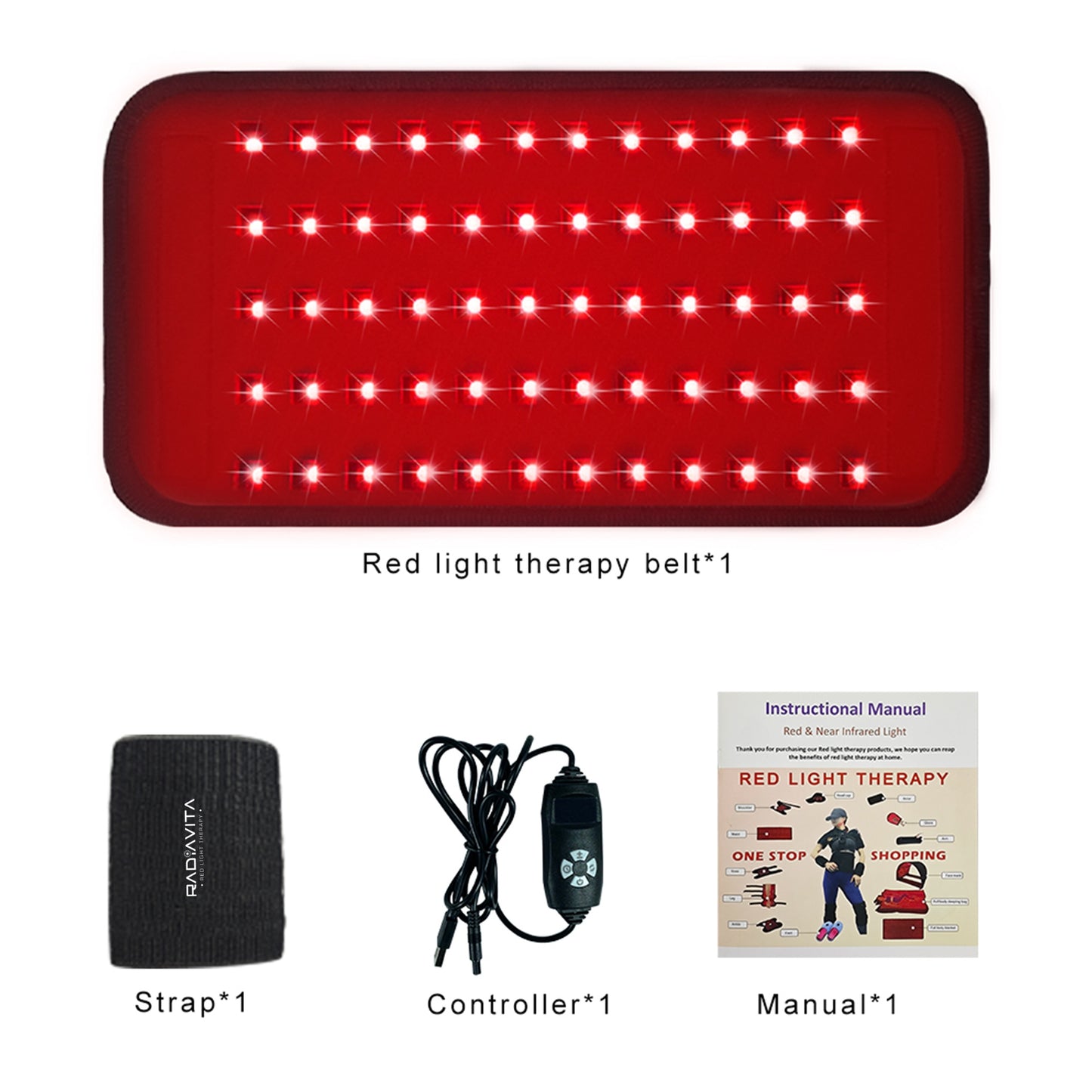 RadiaVita Mini Size Body Target Red Light Therapy Wrap