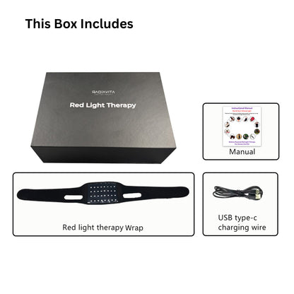RadiaVita Built-in Battery Face & Chin Red Light Therapy Wrap