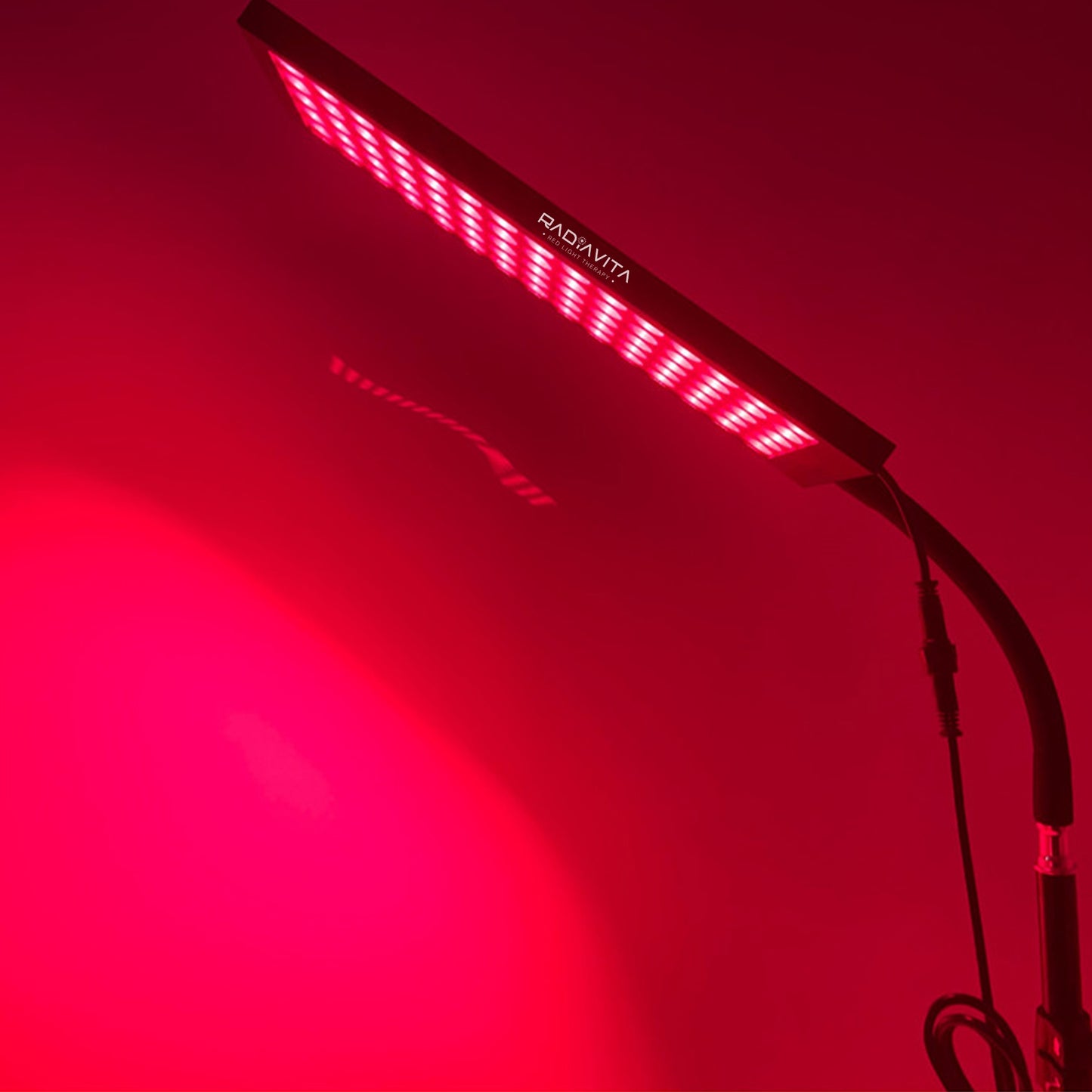 RadiaVita Red Light Therapy Panel with Adjustable Tripod Stand