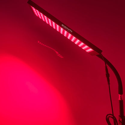 RadiaVita Red Light Therapy Panel with Adjustable Tripod Stand