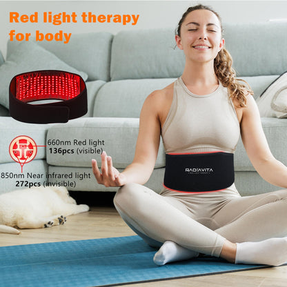RadiaVita 130X20cm Extra-Long Full-Body Red Light Therapy Wrap