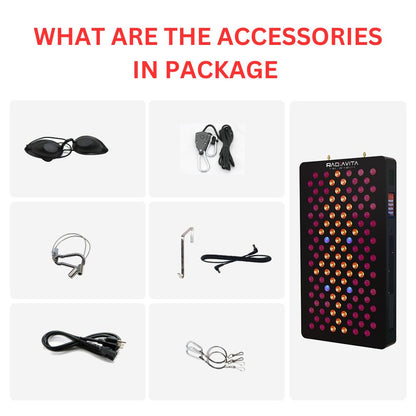 RadiaVita RV600 – Medium Size 10-Wavelength Red Light Therapy Panel