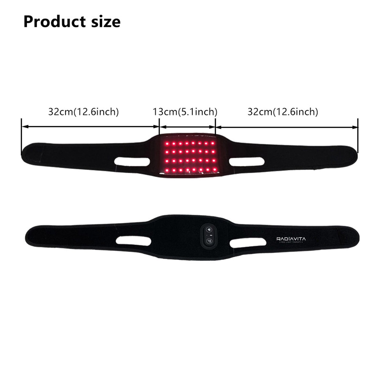 RadiaVita Built-in Battery Face & Chin Red Light Therapy Wrap