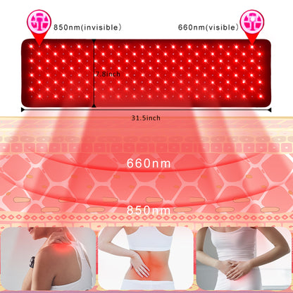 RadiaVita Mid-Size Red Light Therapy Wrap (80X20cm, 25W)