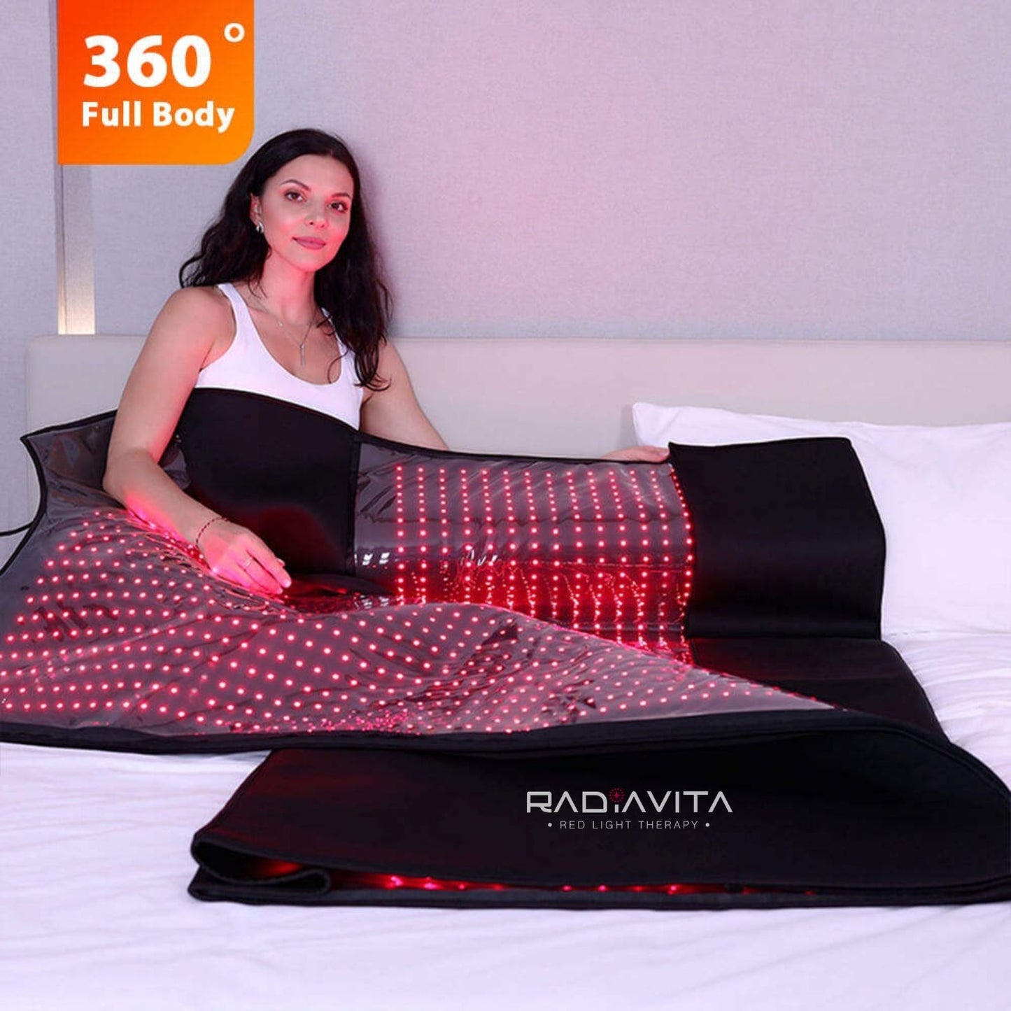 RadiaVita 360° Red Light Therapy Sleeping Bag