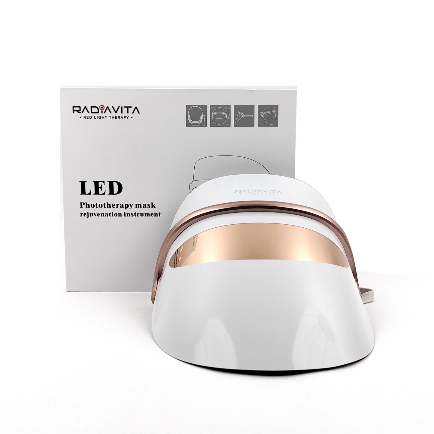 RadiaVita Advanced 7-Color LED Photon Face Mask (Premium Skin Rejuvenation & Anti-Aging Therapy)
