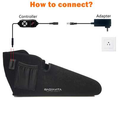 RadiaVita Foot Care Red Light Therapy Shoes