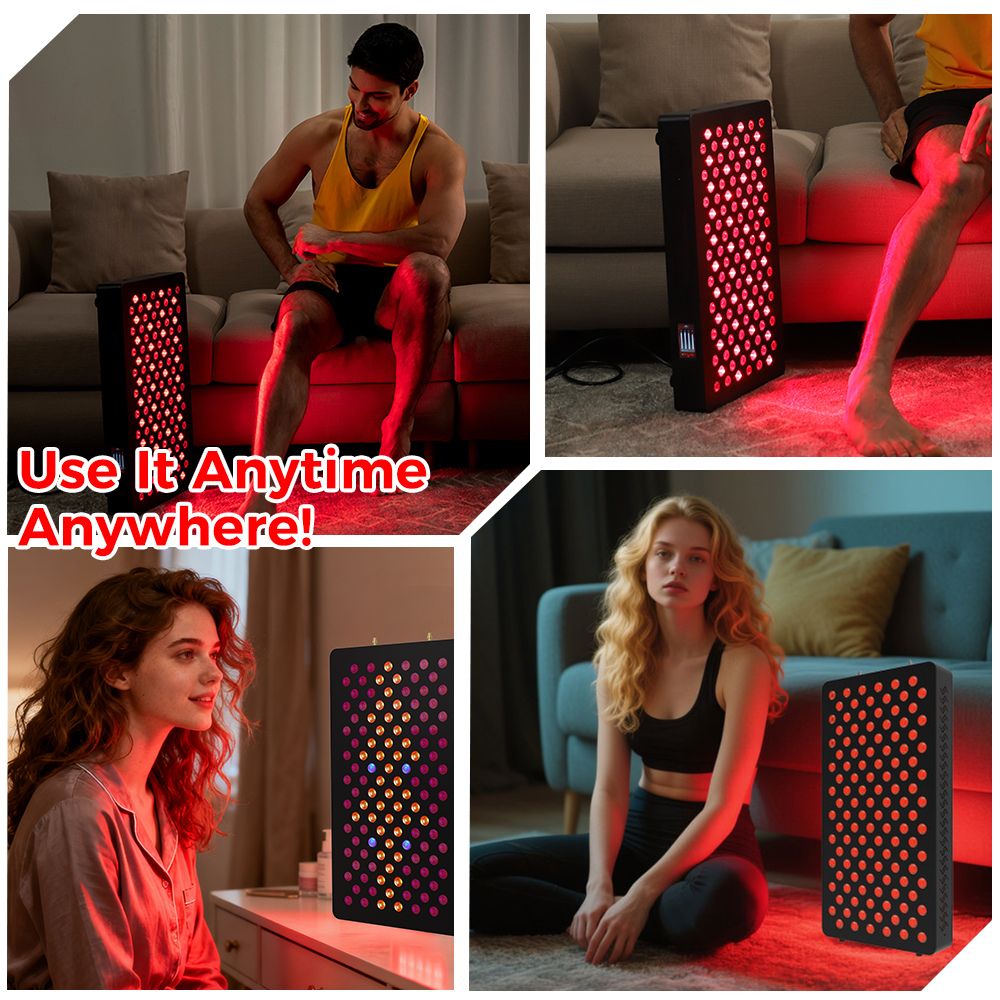 RadiaVita RV600 – Medium Size 10-Wavelength Red Light Therapy Panel