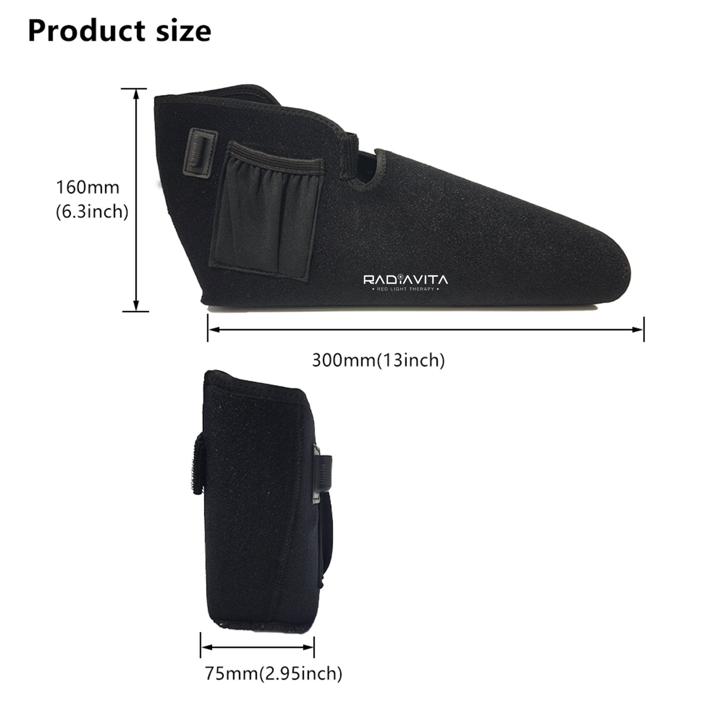 RadiaVita Foot Care Red Light Therapy Shoes