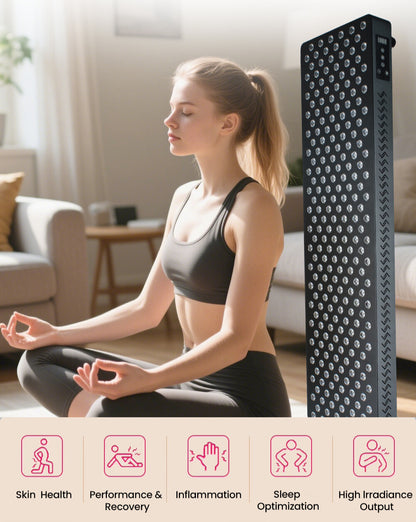 RadiaVita  RV1200 – Large Size 10-Wavelength Red Light Therapy Panel