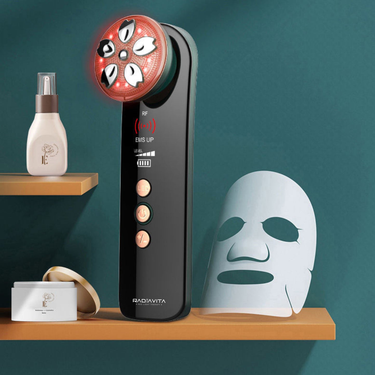 RadiaVita 3-Color LED Face & Neck Versatile Skin Care Instrument