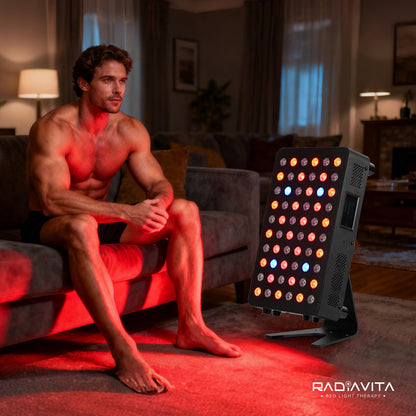 RadiaVita RV300 – 10-Wavelength Smart Red Light Therapy Panel (With Stand)