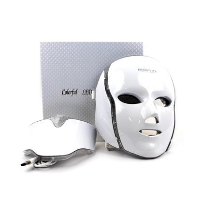 RadiaVita 7-Color LED Photon Face Mask (Skin Rejuvenation & Anti-Aging Light Therapy)