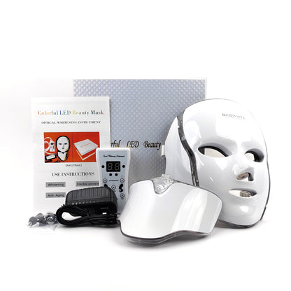 RadiaVita 7-Color LED Photon Face Mask (Skin Rejuvenation & Anti-Aging Light Therapy)