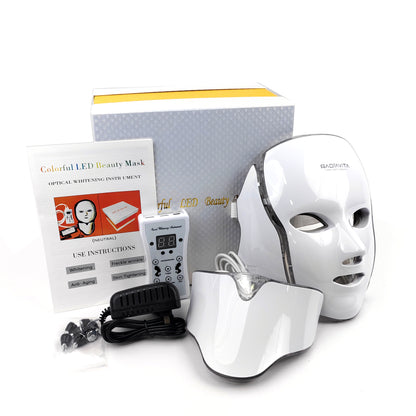 RadiaVita 7-Color LED Photon Face Mask (Skin Rejuvenation & Anti-Aging Light Therapy)