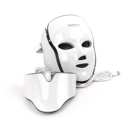 RadiaVita 7-Color LED Photon Face Mask (Skin Rejuvenation & Anti-Aging Light Therapy)